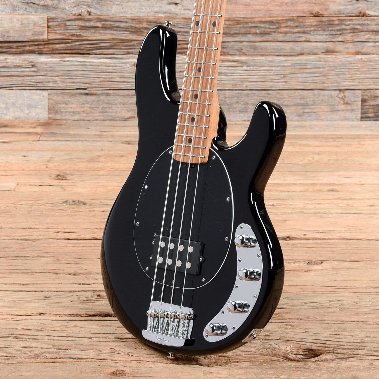 Music Man StingRay 4 Special H Jet Black w/Black Pickguard Bass Guitars / 4-String
