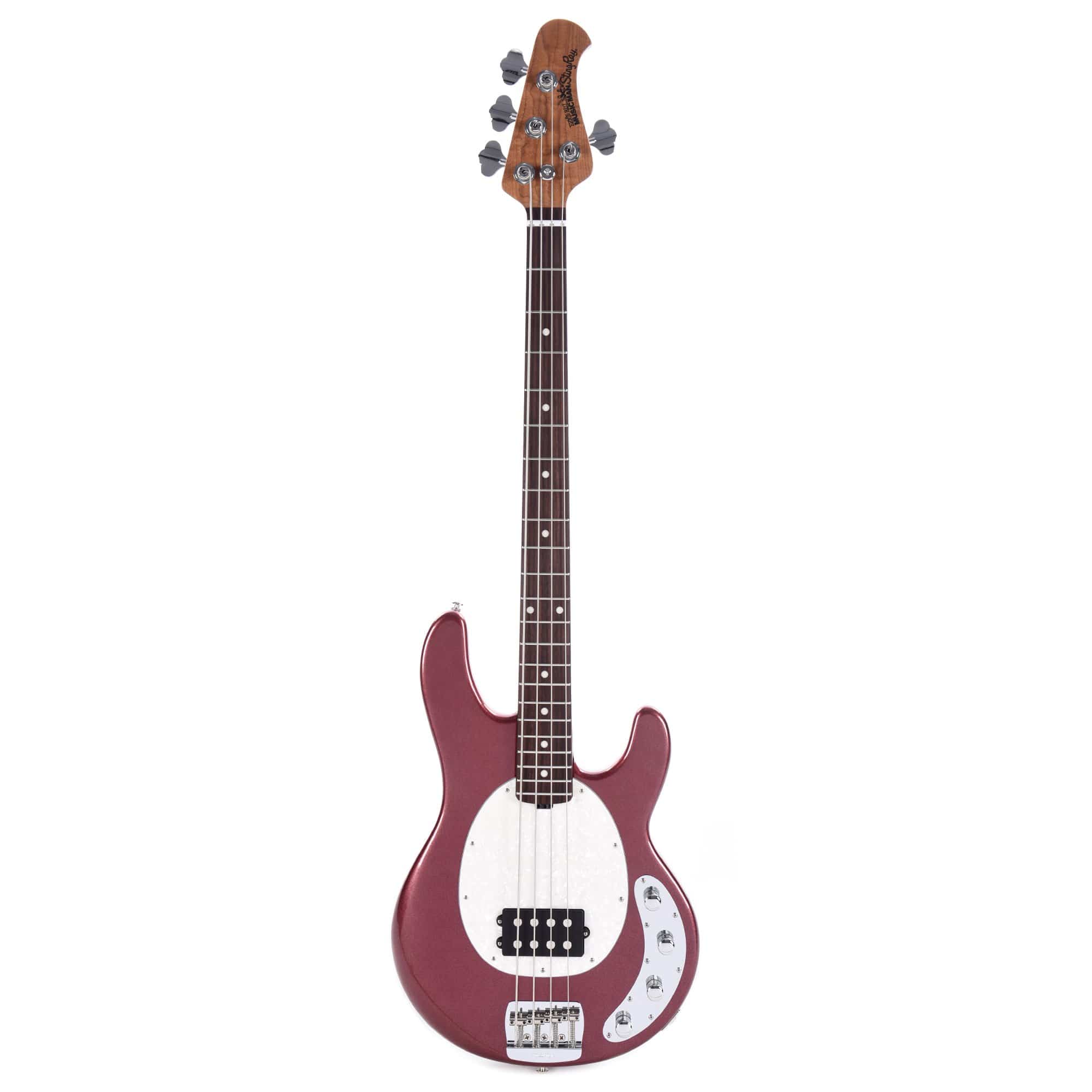 Music Man StingRay 4 Special H Maroon Mist w/White Pearloid Pickguard Bass Guitars / 4-String