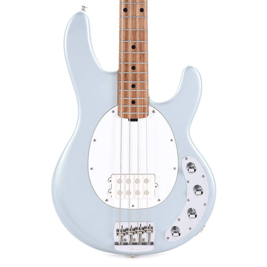 Music Man StingRay 4 Special H Silver Firemist w/White Pickguard Bass Guitars / 4-String