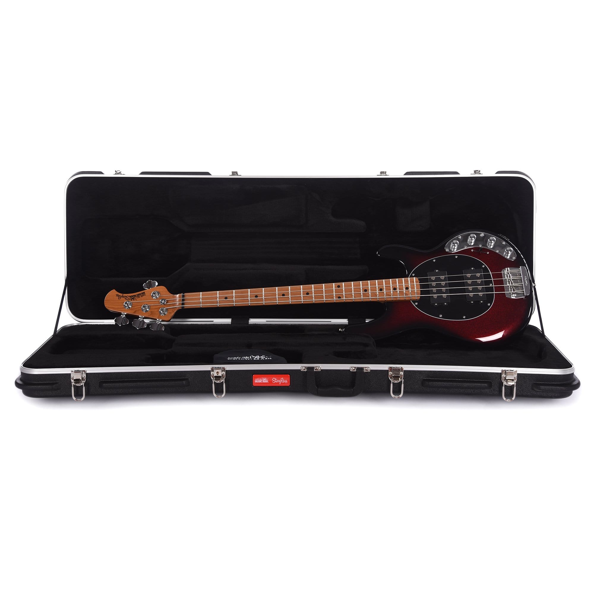 Music Man StingRay 4 Special HH Burnt Apple w/Black Pickguard Bass Guitars / 4-String