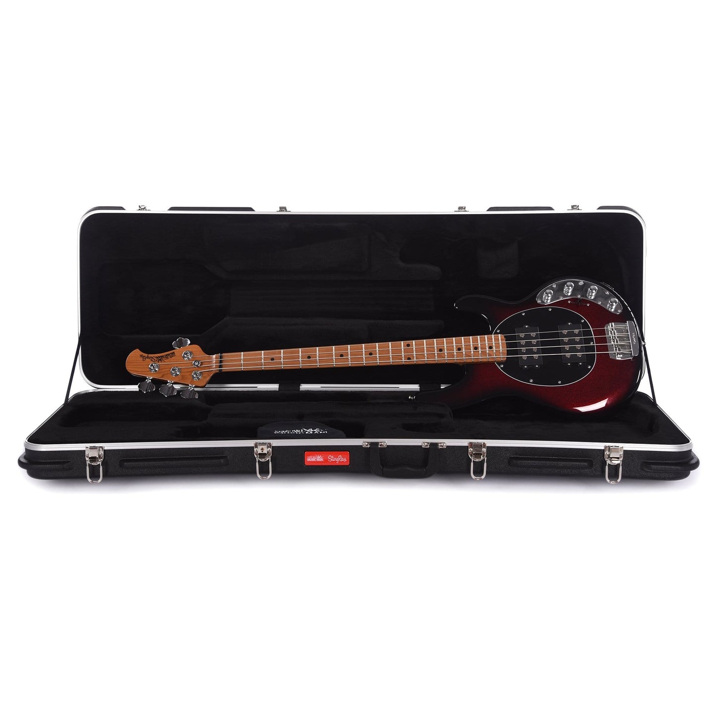 Music Man StingRay 4 Special HH Burnt Apple w/Black Pickguard Bass Guitars / 4-String