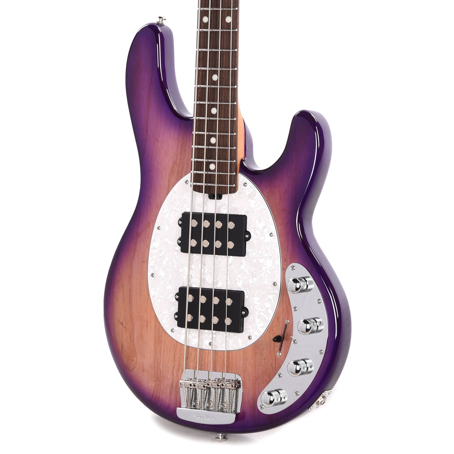 Music Man StingRay Special HH Purple Sunset w/Roasted Maple Neck Bass Guitars / 4-String