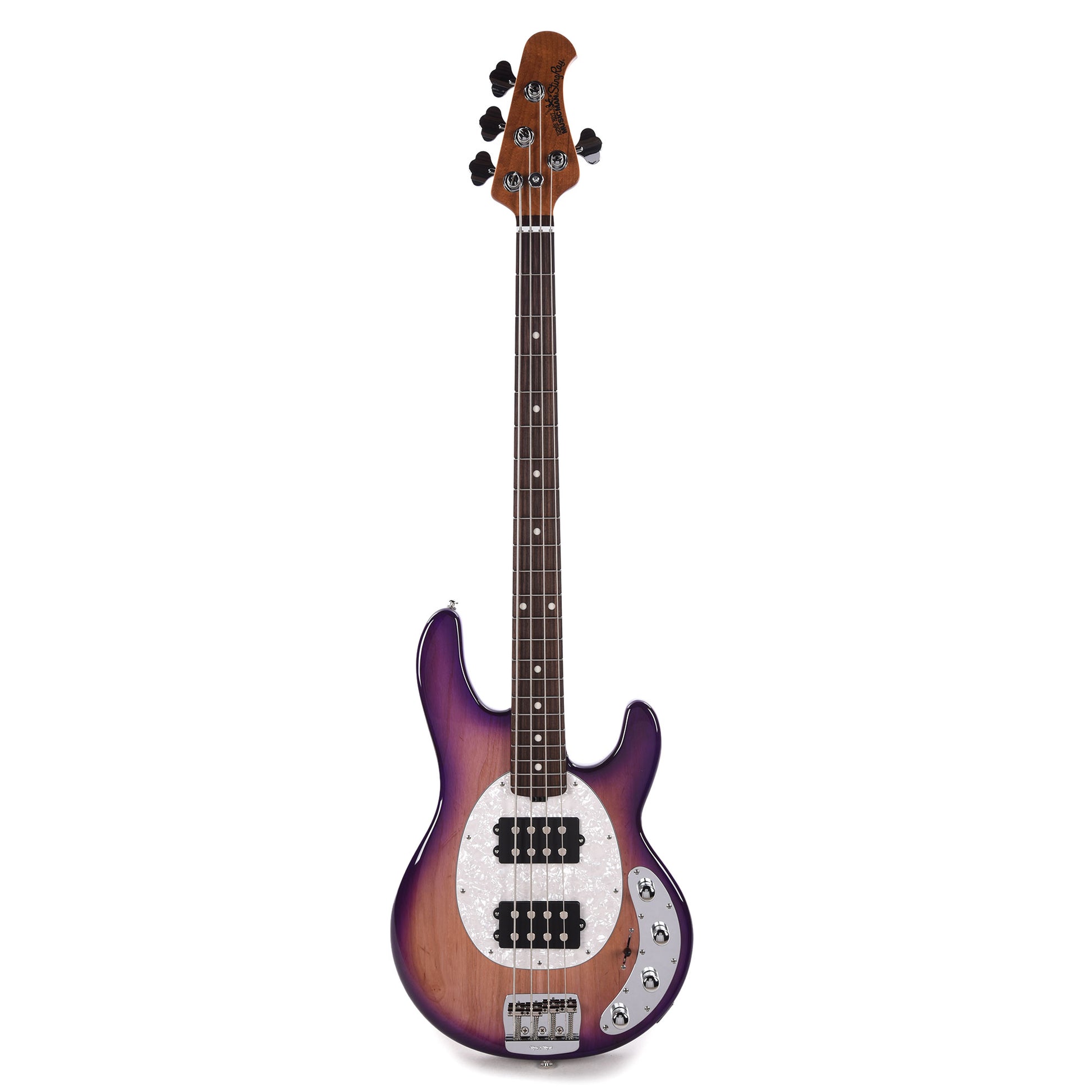 Music Man StingRay Special HH Purple Sunset w/Roasted Maple Neck Bass Guitars / 4-String
