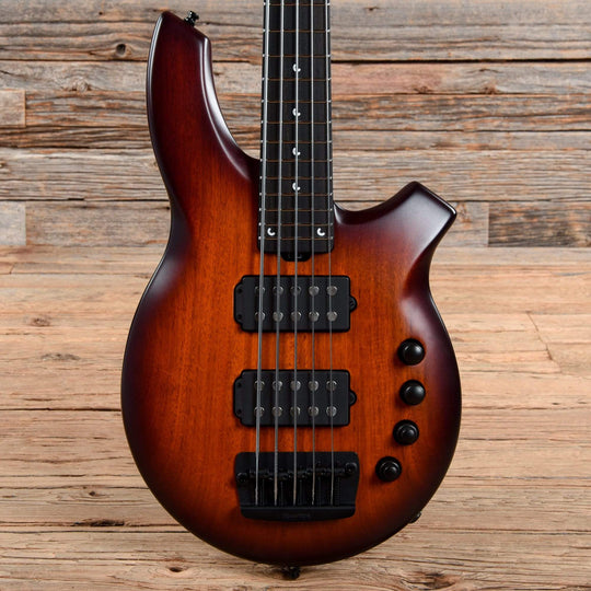 Music Man BFR Bongo 5 HH Satin Honeyburst 2020 Bass Guitars / 5-String or More