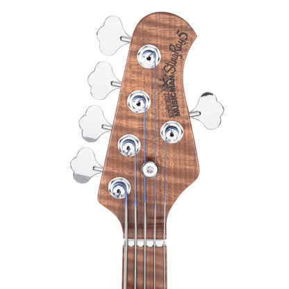 Music Man BFR StingRay 5 Fretless Bass Vintage Sierra Burst w/Roasted Figured Maple Neck Bass Guitars / 5-String or More