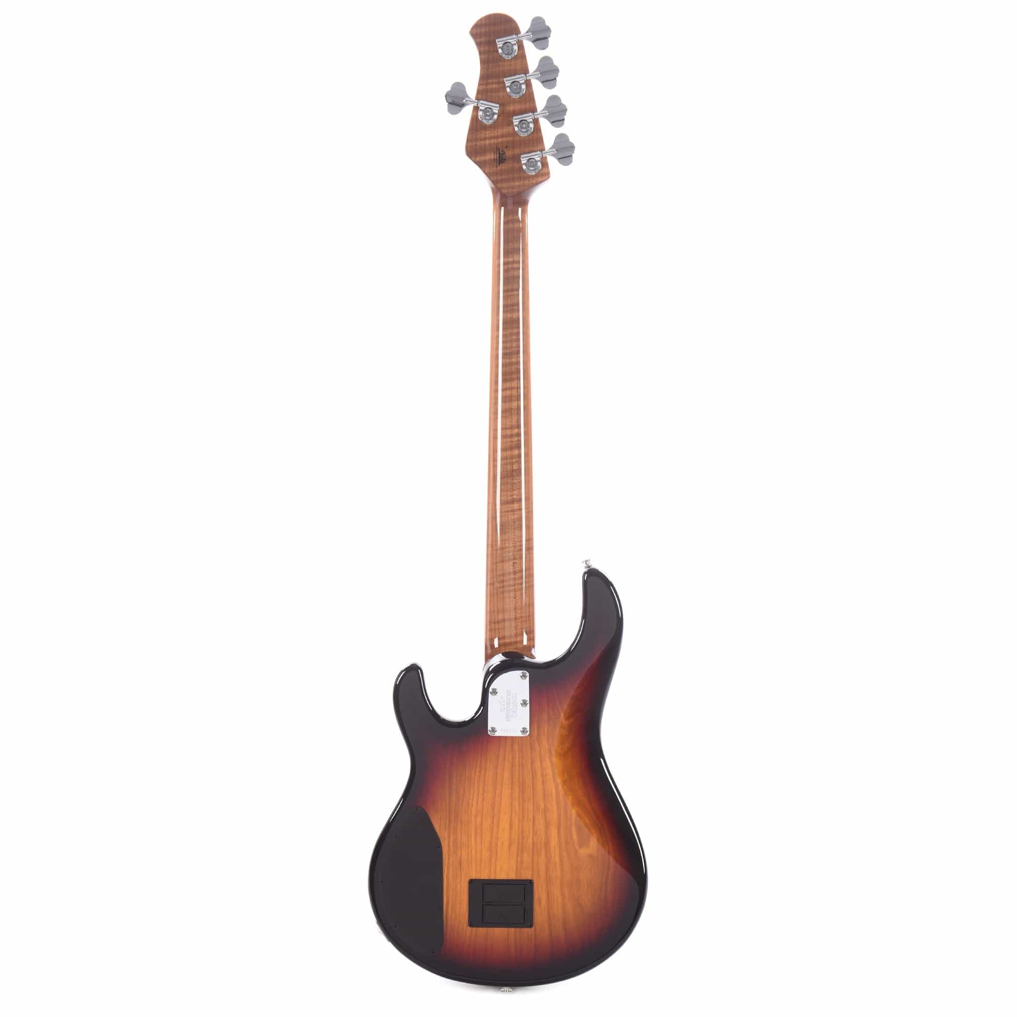 Music Man BFR StingRay 5 Fretless Bass Vintage Sierra Burst w/Roasted Figured Maple Neck Bass Guitars / 5-String or More