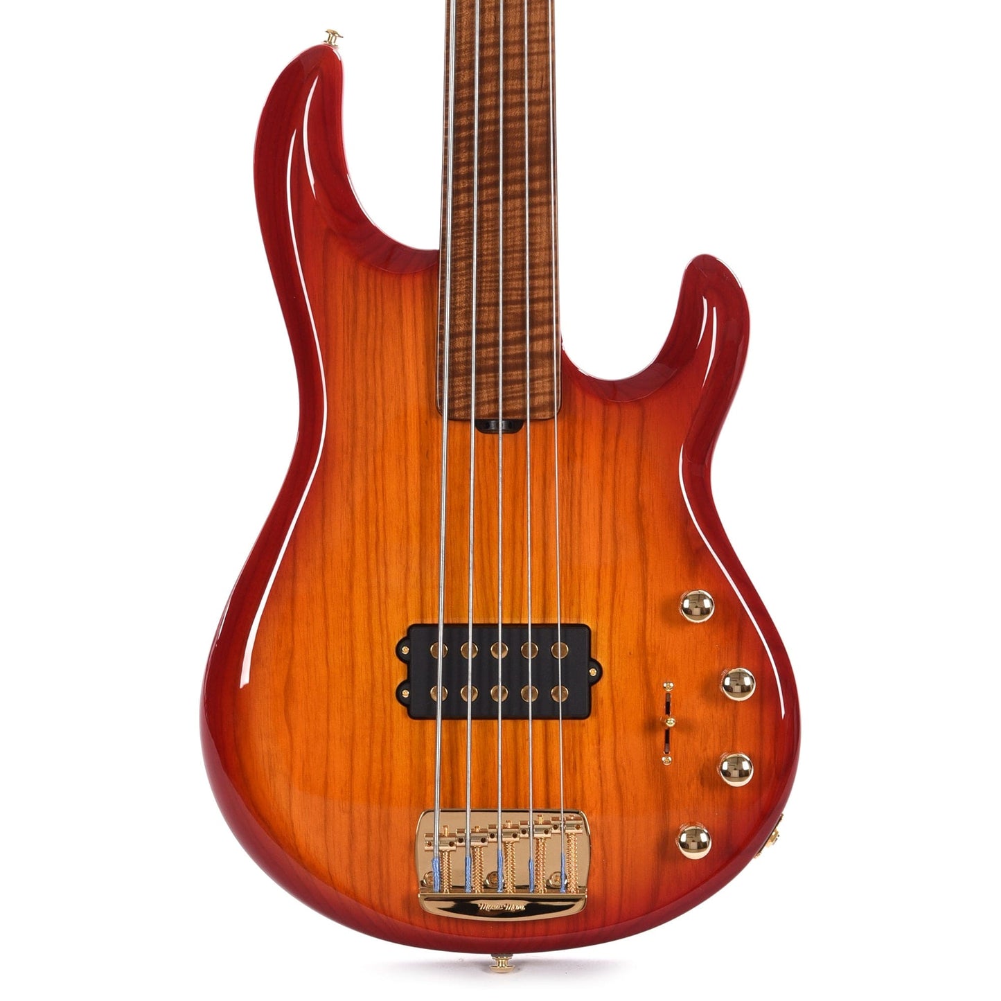 Music Man BFR StingRay Special 5 Fretless 'Fuego' w/Gold Hardware Bass Guitars / 5-String or More
