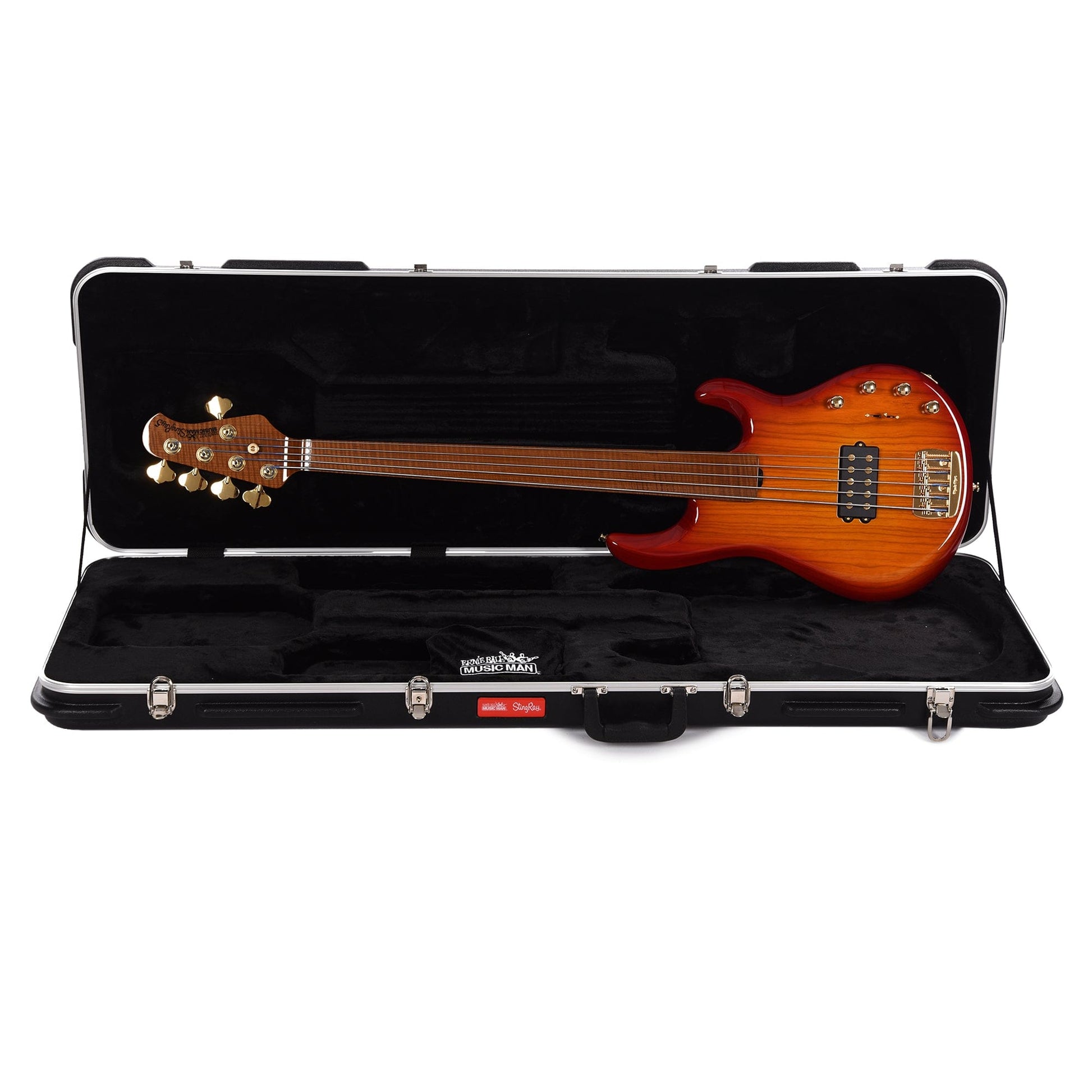 Music Man BFR StingRay Special 5 Fretless 'Fuego' w/Gold Hardware Bass Guitars / 5-String or More