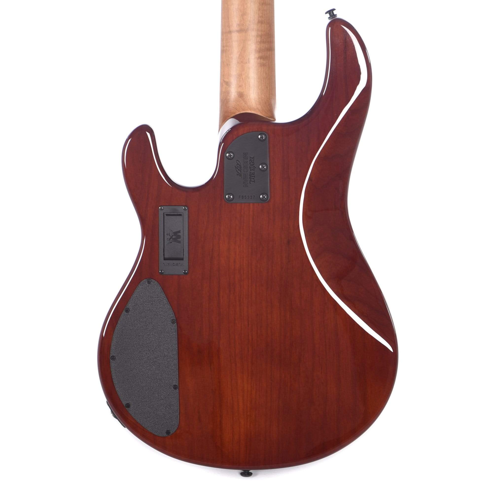 Music Man BFR StingRay Special 5 HH Giants Orange Quilt Bass Guitars / 5-String or More