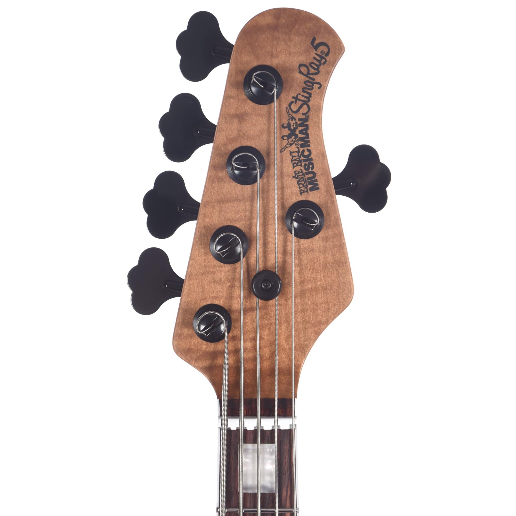 Music Man BFR StingRay Special 5 HH Giants Orange Quilt Bass Guitars / 5-String or More