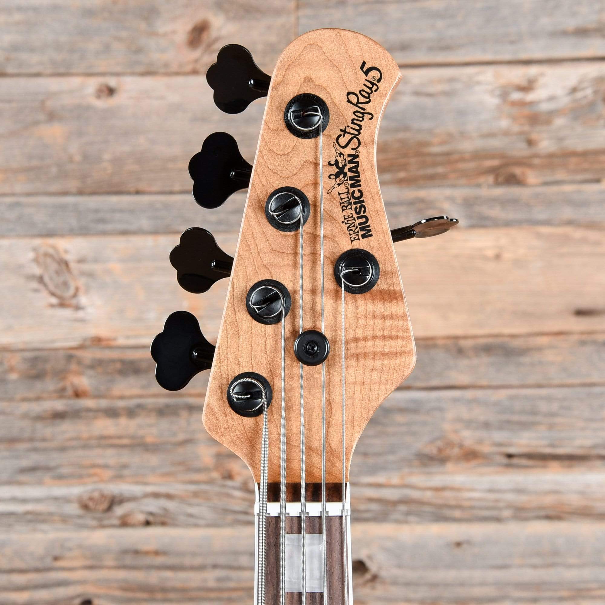 Music Man BFR StingRay Special 5 HH Giants Orange Quilt Bass Guitars / 5-String or More