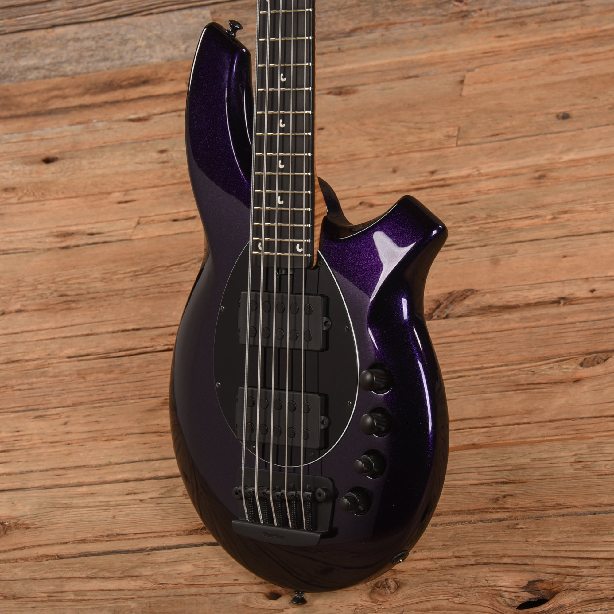Music Man Bongo 5 HH Barolo Purple 2019 Bass Guitars / 5-String or More