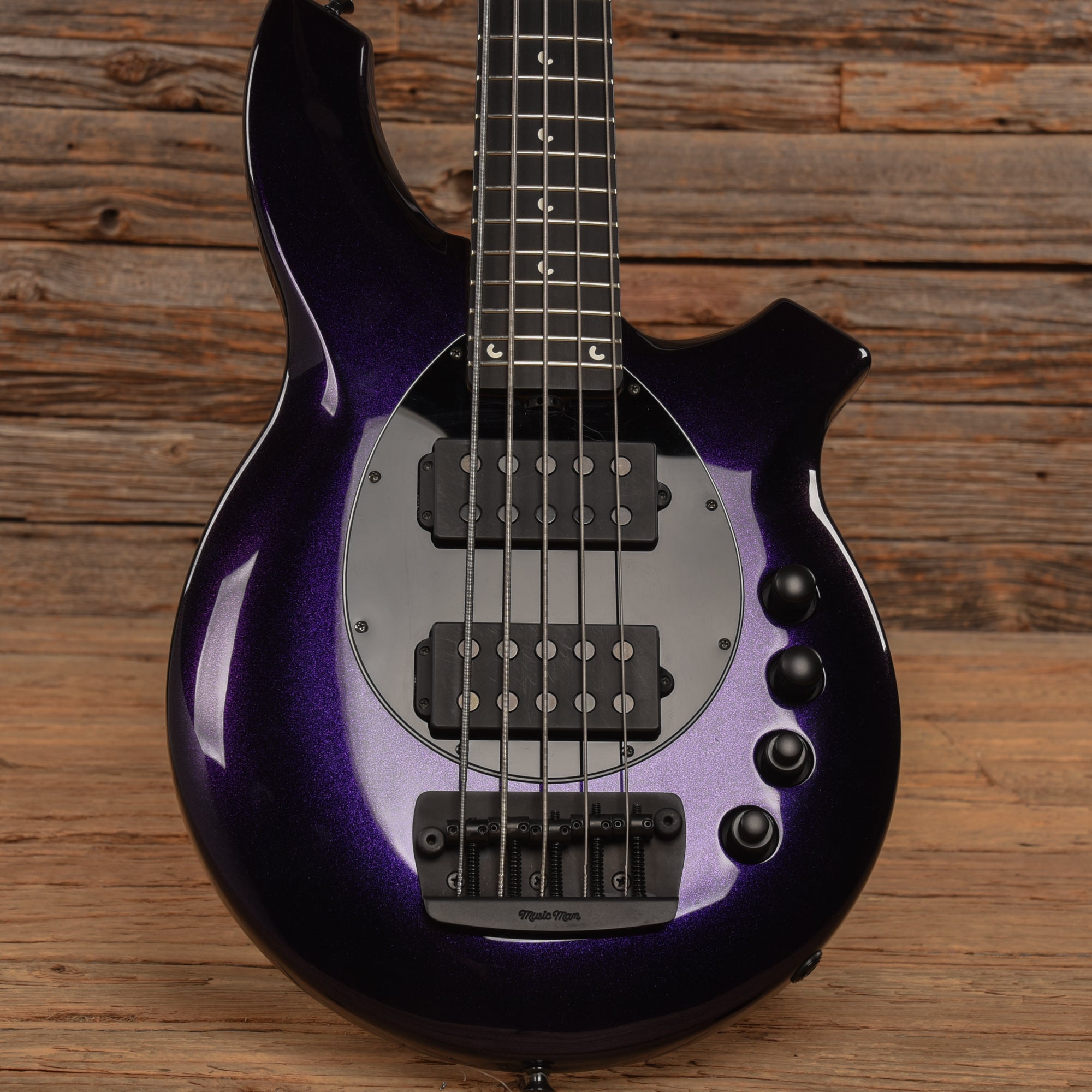 Music Man Bongo 5 HH Barolo Purple 2019 Bass Guitars / 5-String or More