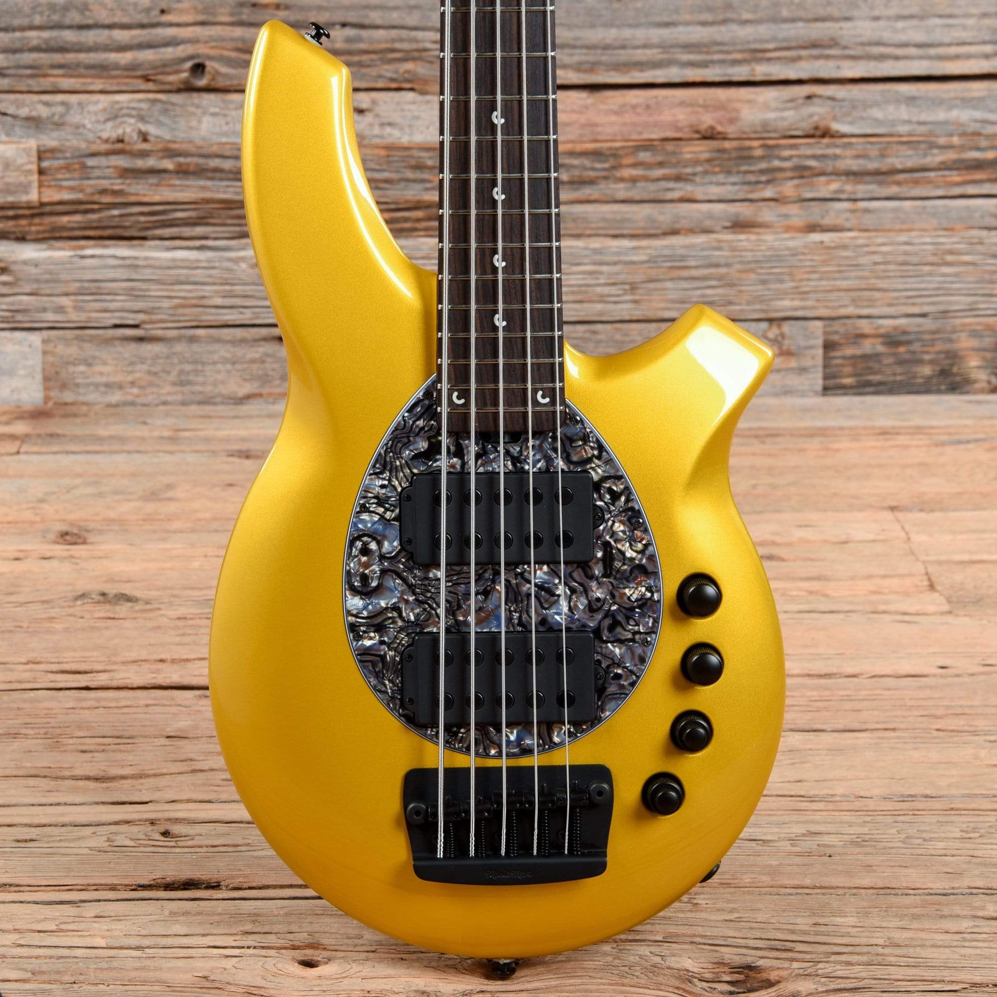 Music Man Bongo 5 HH Firemist Gold 2019 Bass Guitars / 5-String or More