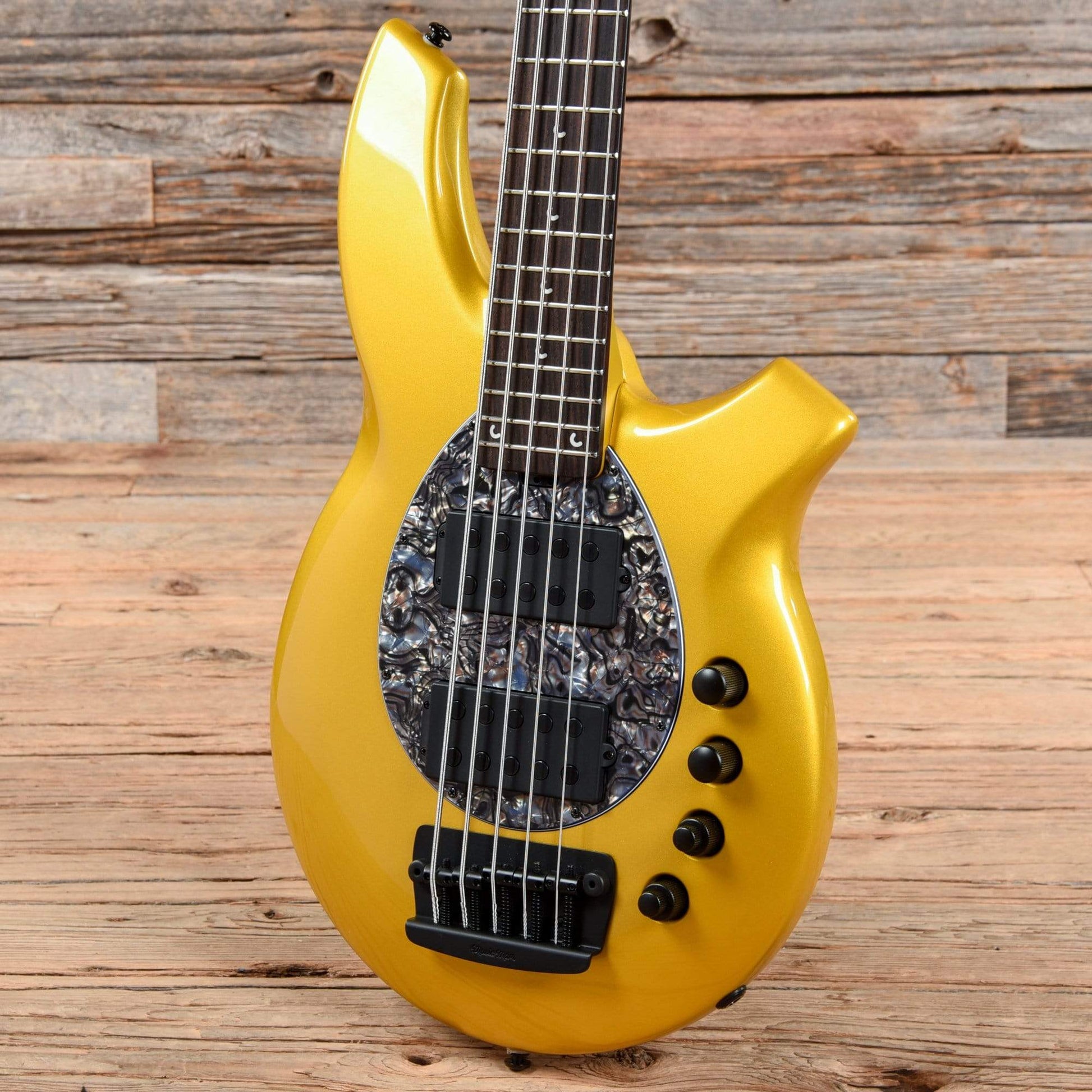 Music Man Bongo 5 HH Firemist Gold 2019 Bass Guitars / 5-String or More