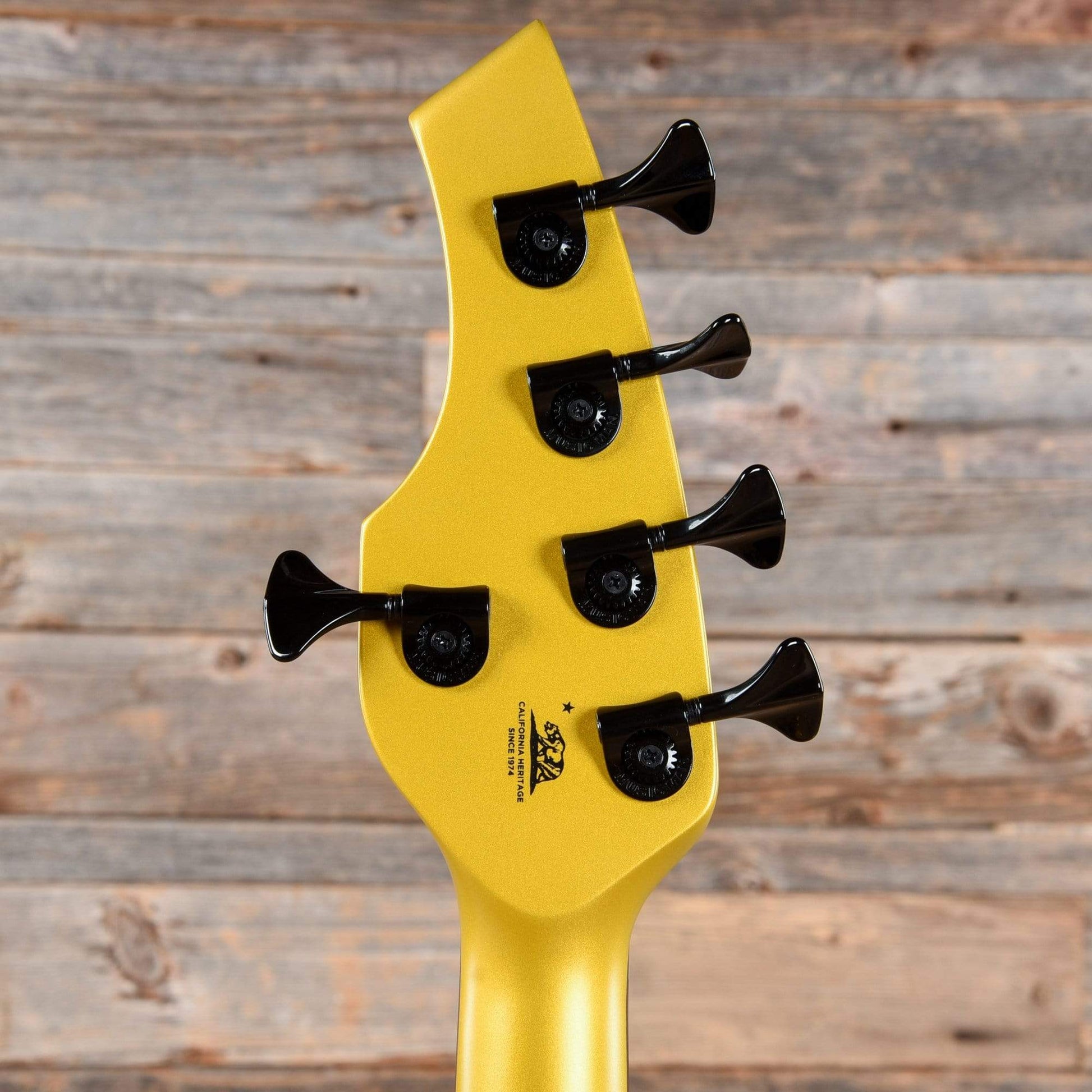 Music Man Bongo 5 HH Firemist Gold 2019 Bass Guitars / 5-String or More