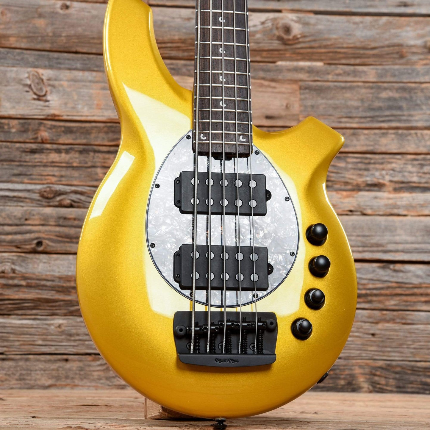 Music Man Bongo 5 HH Firemist Gold 2019 Bass Guitars / 5-String or More