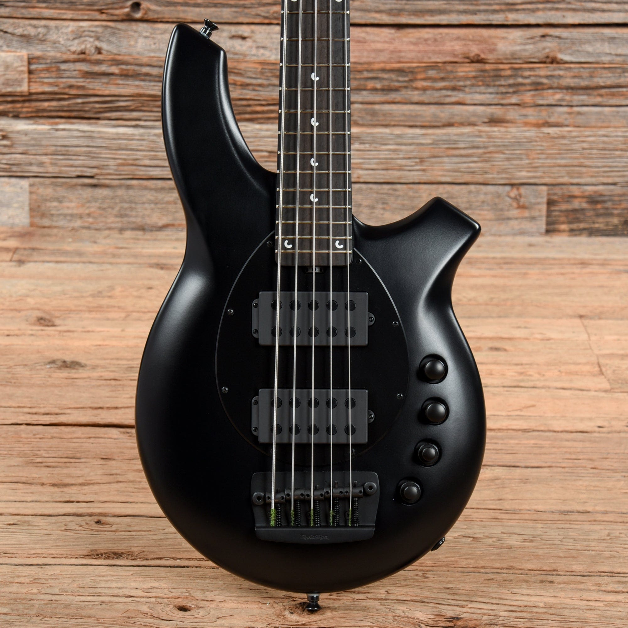 Music Man Bongo 5 HH Stealth Black 2021 – Chicago Music Exchange