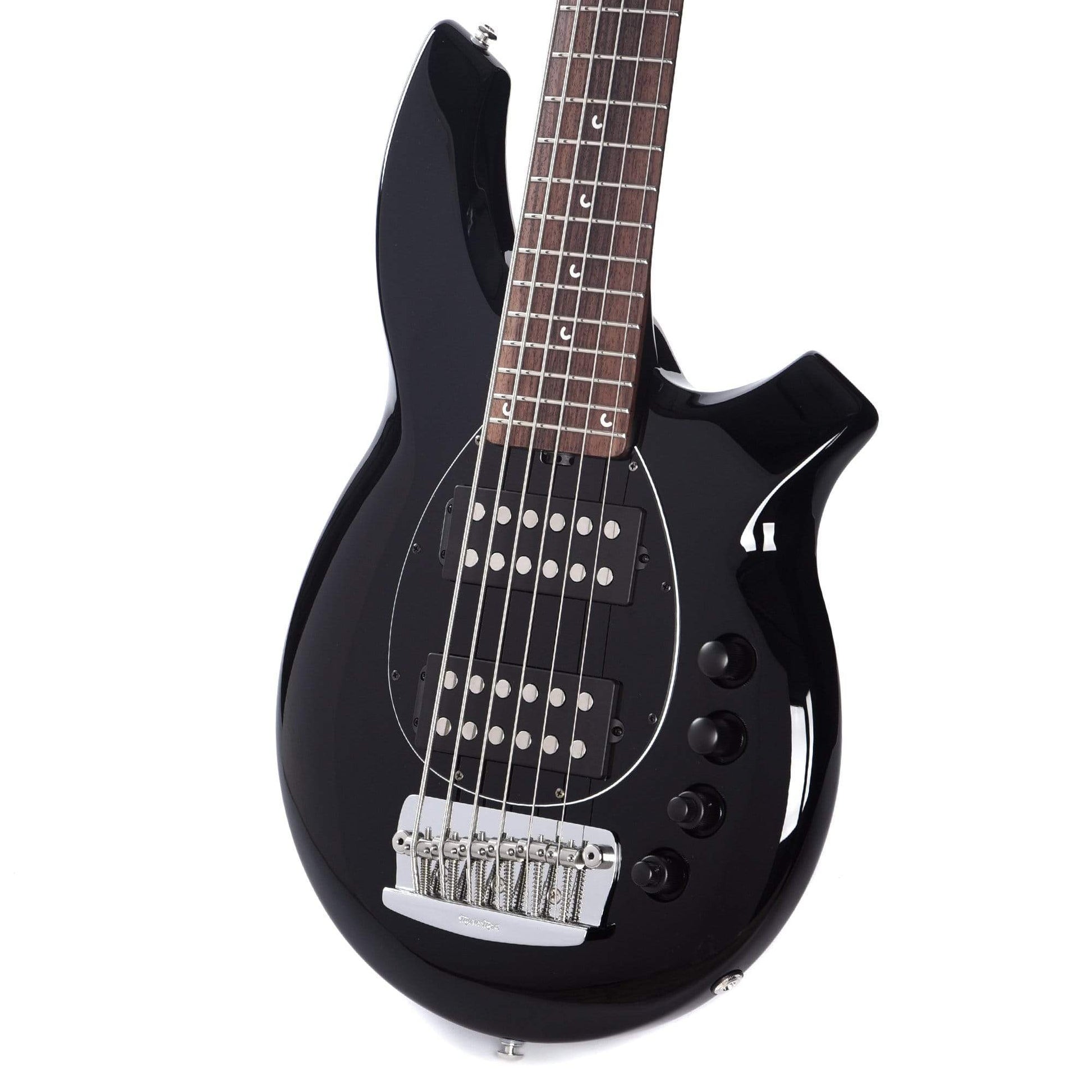 Music Man Bongo 6 HH Black Bass Guitars / 5-String or More
