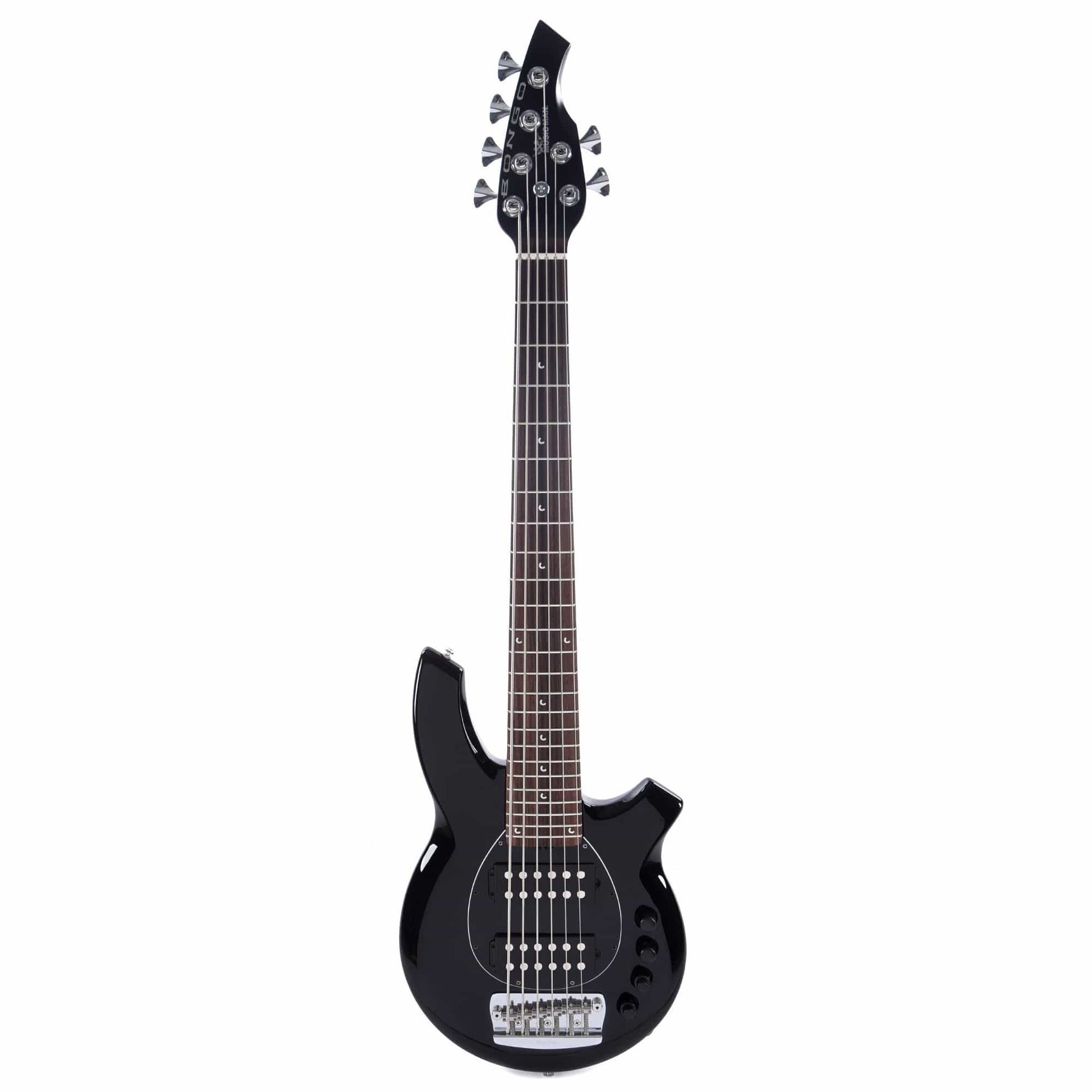 Music Man Bongo 6 HH Black Bass Guitars / 5-String or More
