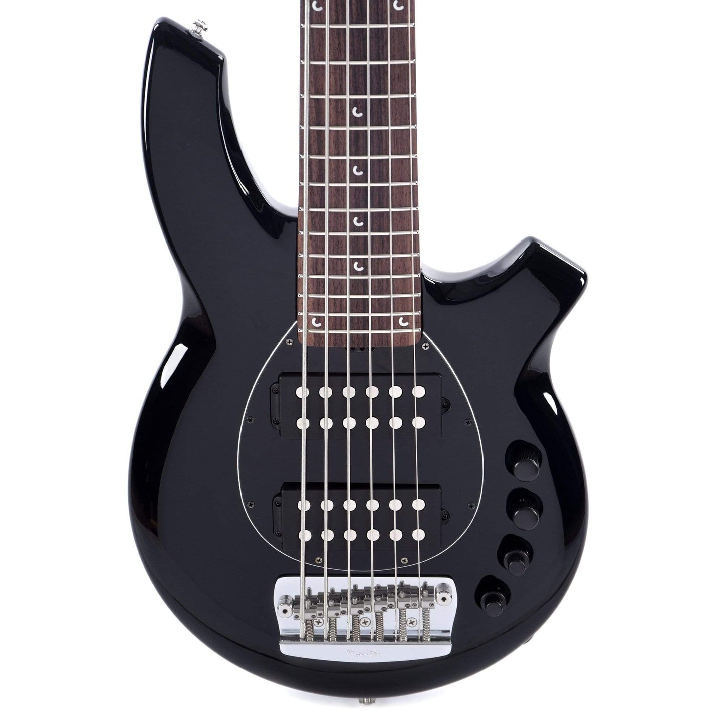 Music Man Bongo 6 HH Black Bass Guitars / 5-String or More