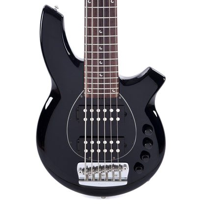 Music Man Bongo 6 HH Black Bass Guitars / 5-String or More