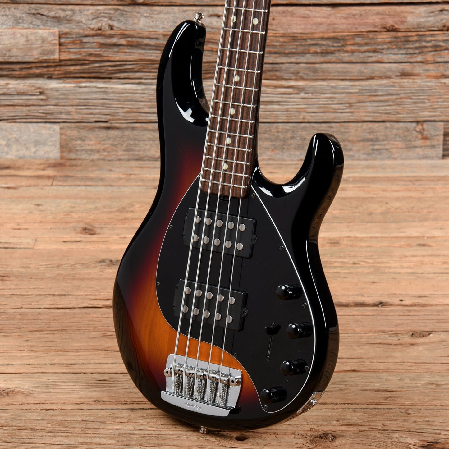 Music Man Stingray 5 HH Neck Through Sunburst 2016 Bass Guitars / 5-String or More