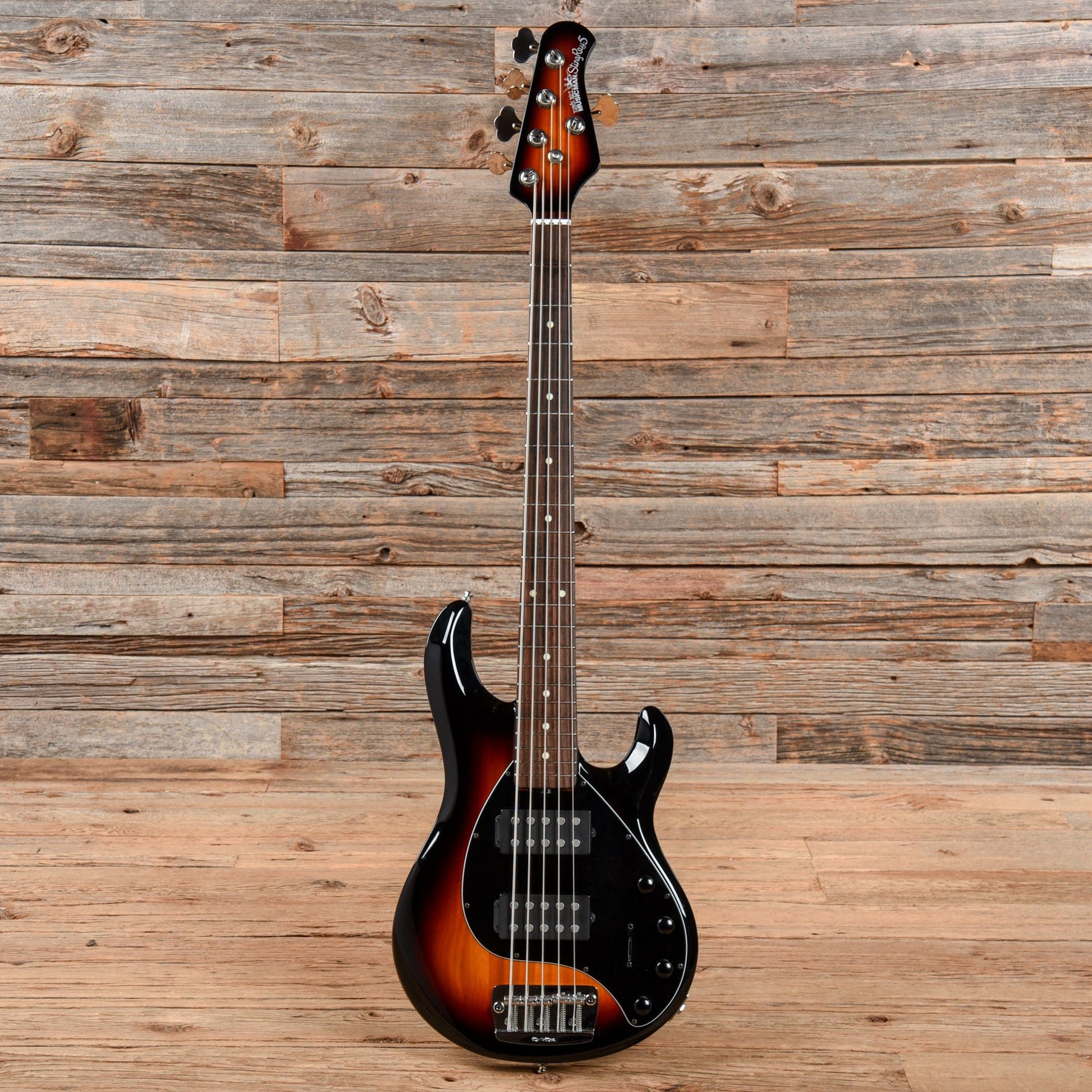 Music Man Stingray 5 HH Neck Through Sunburst 2016 Bass Guitars / 5-String or More