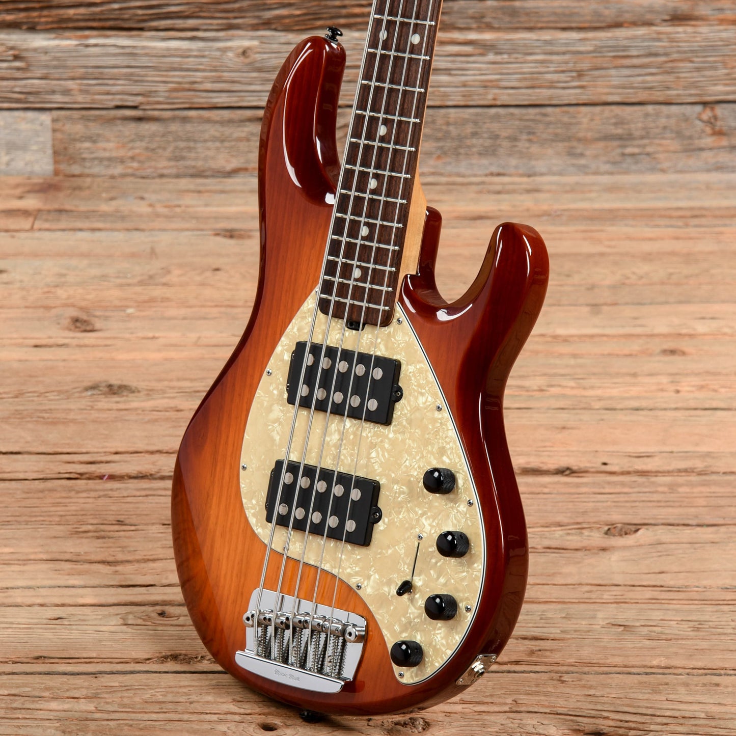 Music Man StingRay 5 HH Sunburst 2007 Bass Guitars / 5-String or More