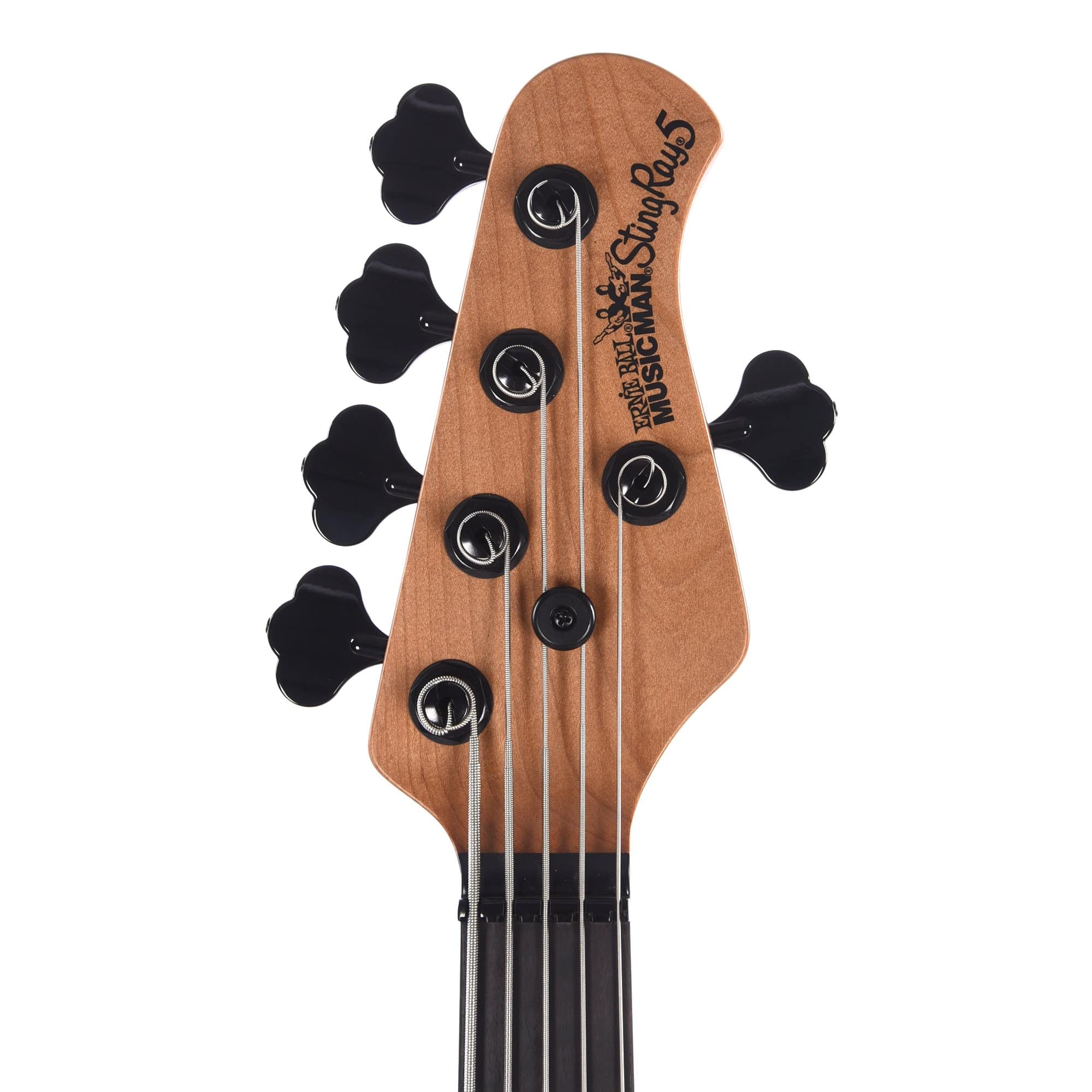 Music Man StingRay 5 Special H Aqua Sparkle Ebony Fingerboard w/Black Pickguard Bass Guitars / 5-String or More