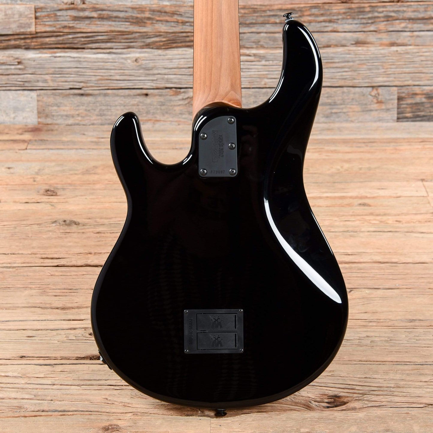 Music Man StingRay 5 Special H Jet Black Ebony Fingerboard w/Black Pickguard Bass Guitars / 5-String or More