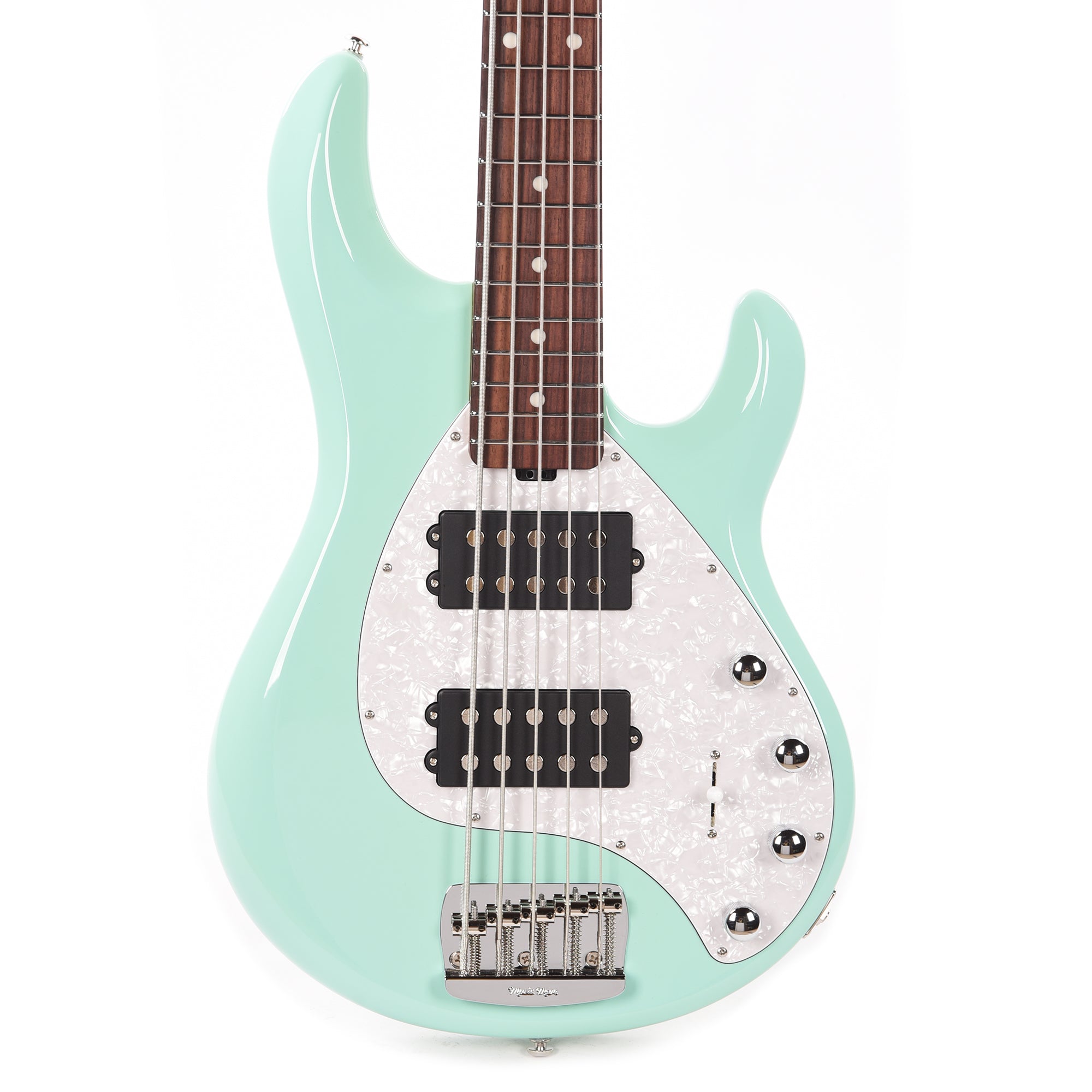 Music Man StingRay Special 5 HH Laguna Green w/Roasted Maple Neck Bass Guitars / 5-String or More