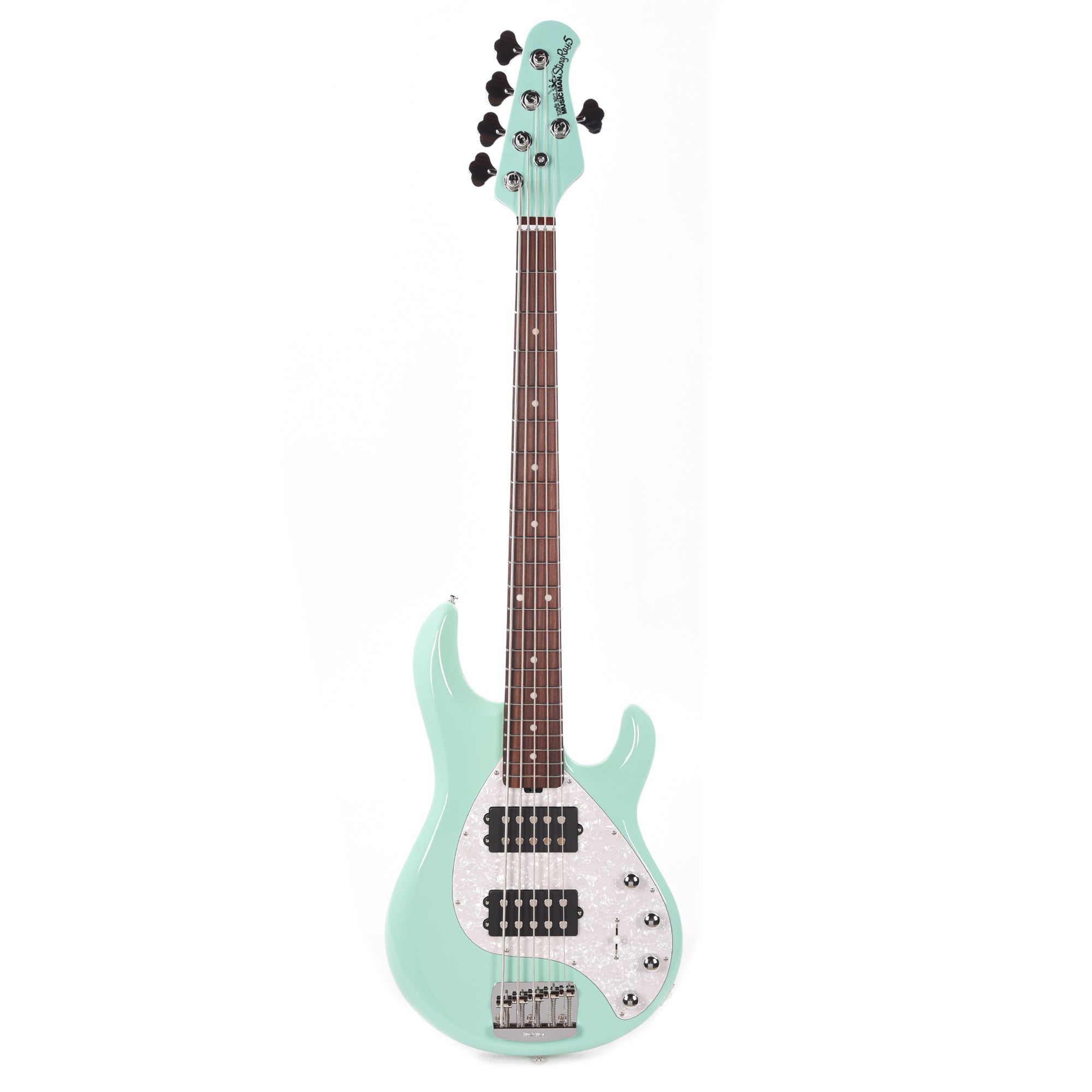 Music Man StingRay Special 5 HH Laguna Green w/Roasted Maple Neck Bass Guitars / 5-String or More