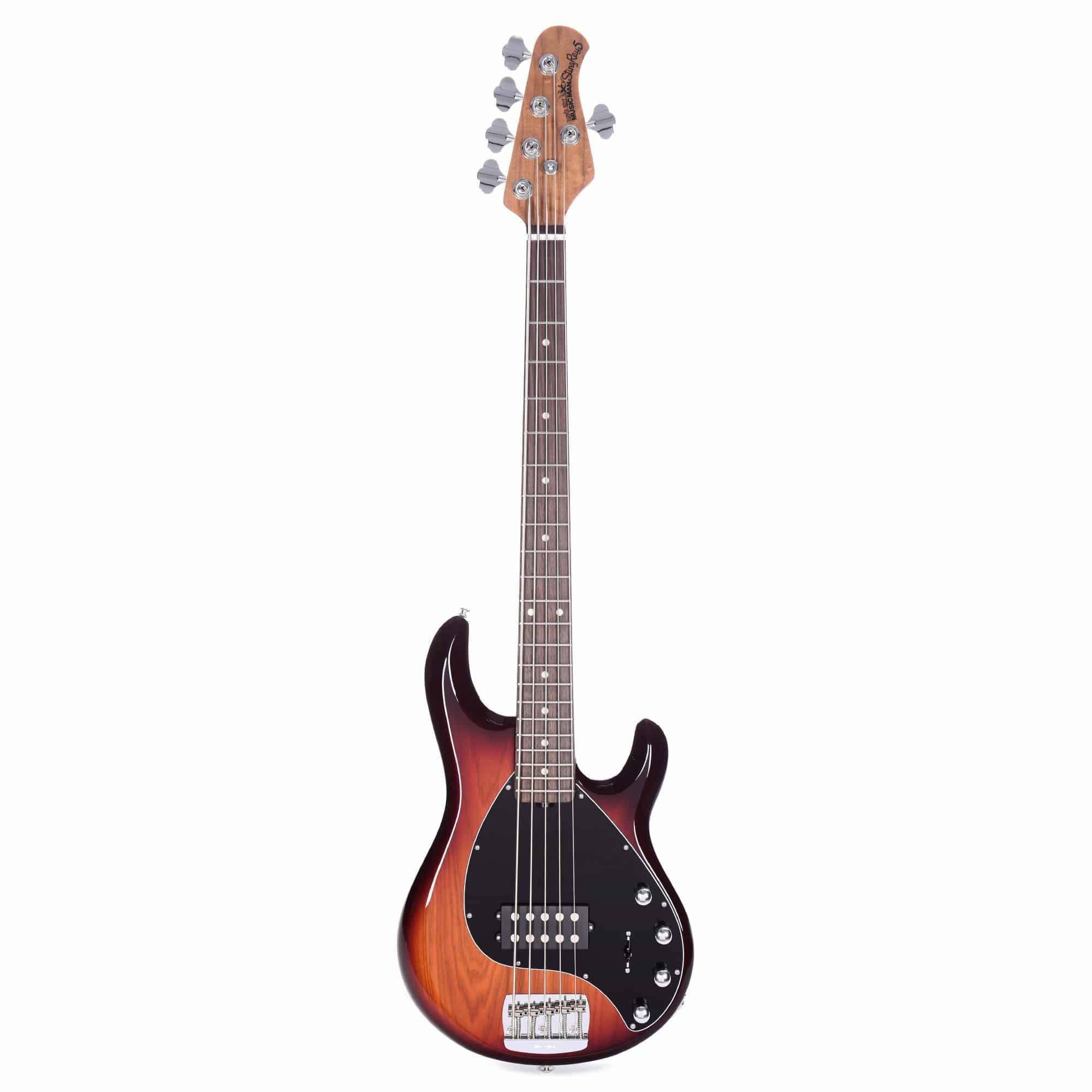 Music Man StingRay5 Special H Burnt Amber w/Black Pickguard Bass Guitars / 5-String or More