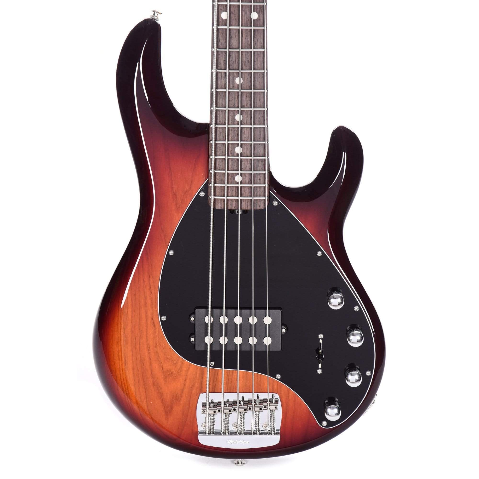 Music Man StingRay5 Special H Burnt Amber w/Black Pickguard Bass Guitars / 5-String or More