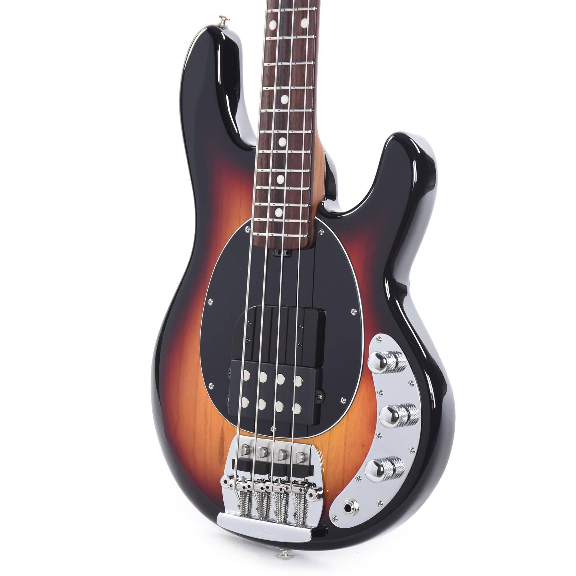 Music Man Tim Commerford StingRay Short Scale Active Bass Vintage Sunburst Bass Guitars / Short Scale
