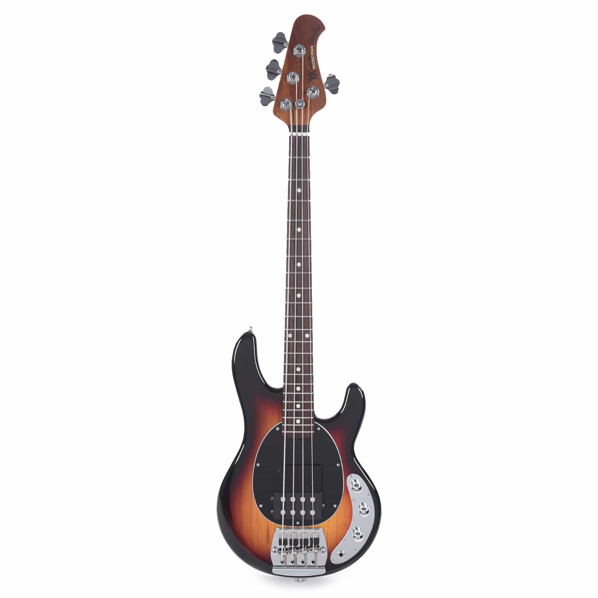 Music Man Tim Commerford StingRay Short Scale Active Bass Vintage Sunburst Bass Guitars / Short Scale