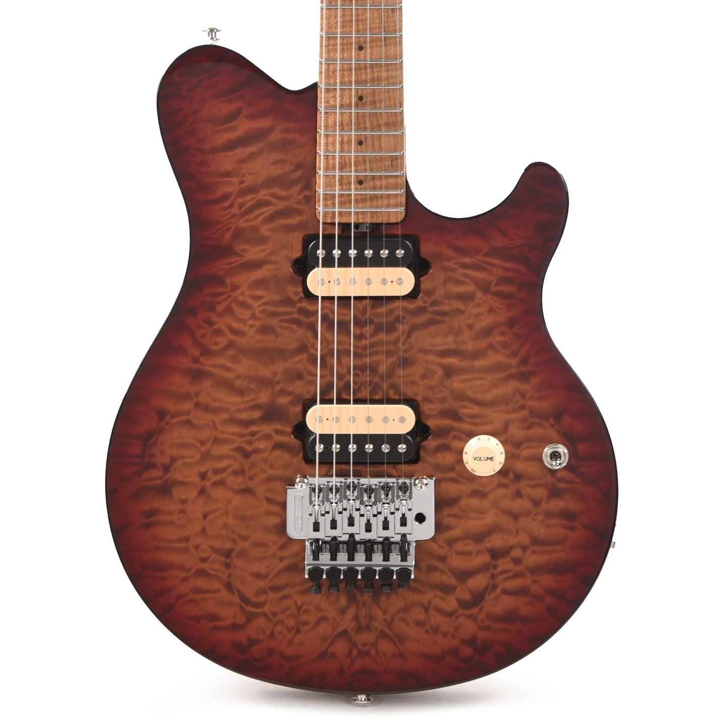 Music Man Axis Roasted Amber Quilt Electric Guitars / Solid Body
