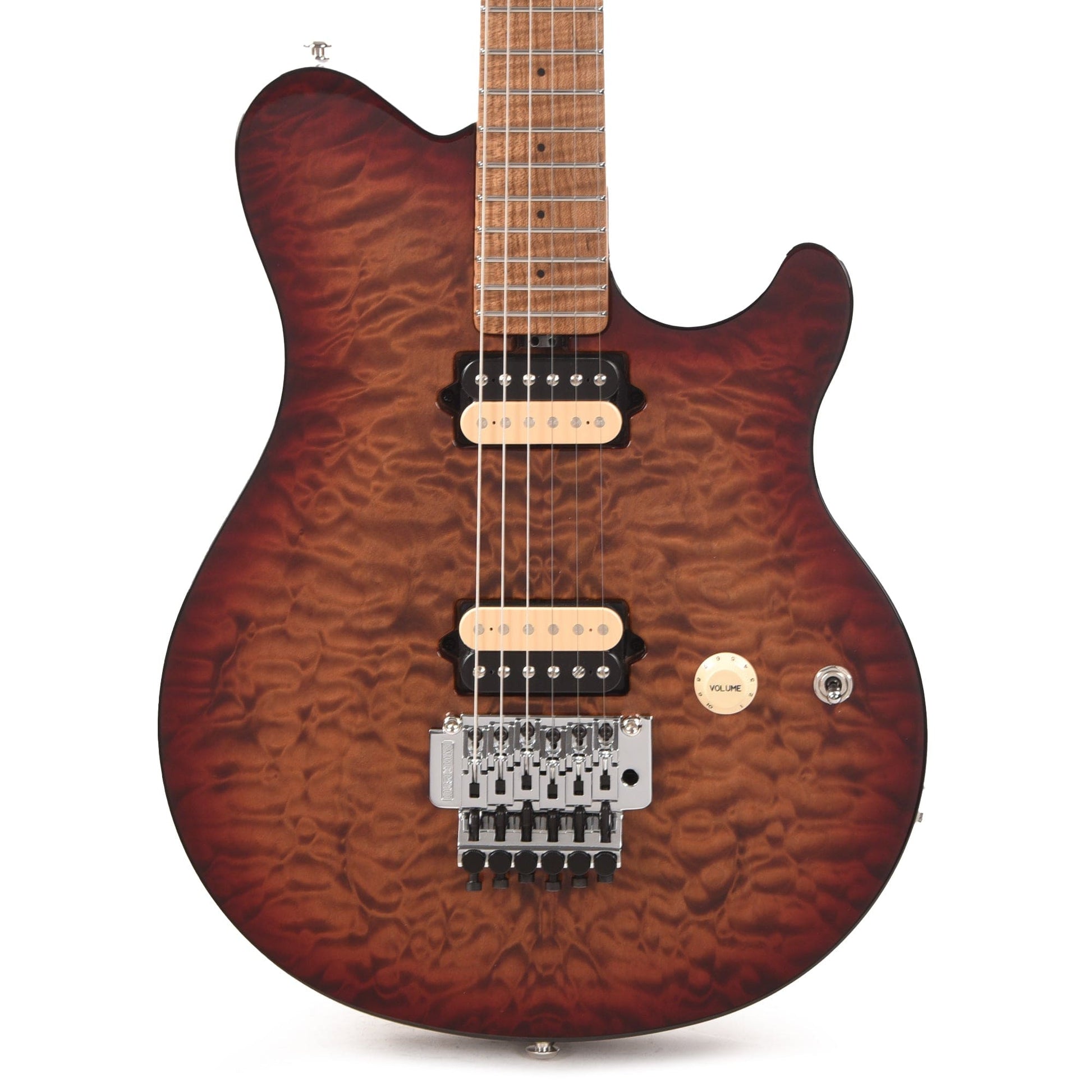 Music Man Axis Roasted Amber Quilt Electric Guitars / Solid Body