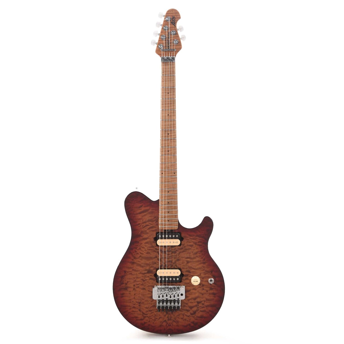 Music Man Axis Roasted Amber Quilt Electric Guitars / Solid Body