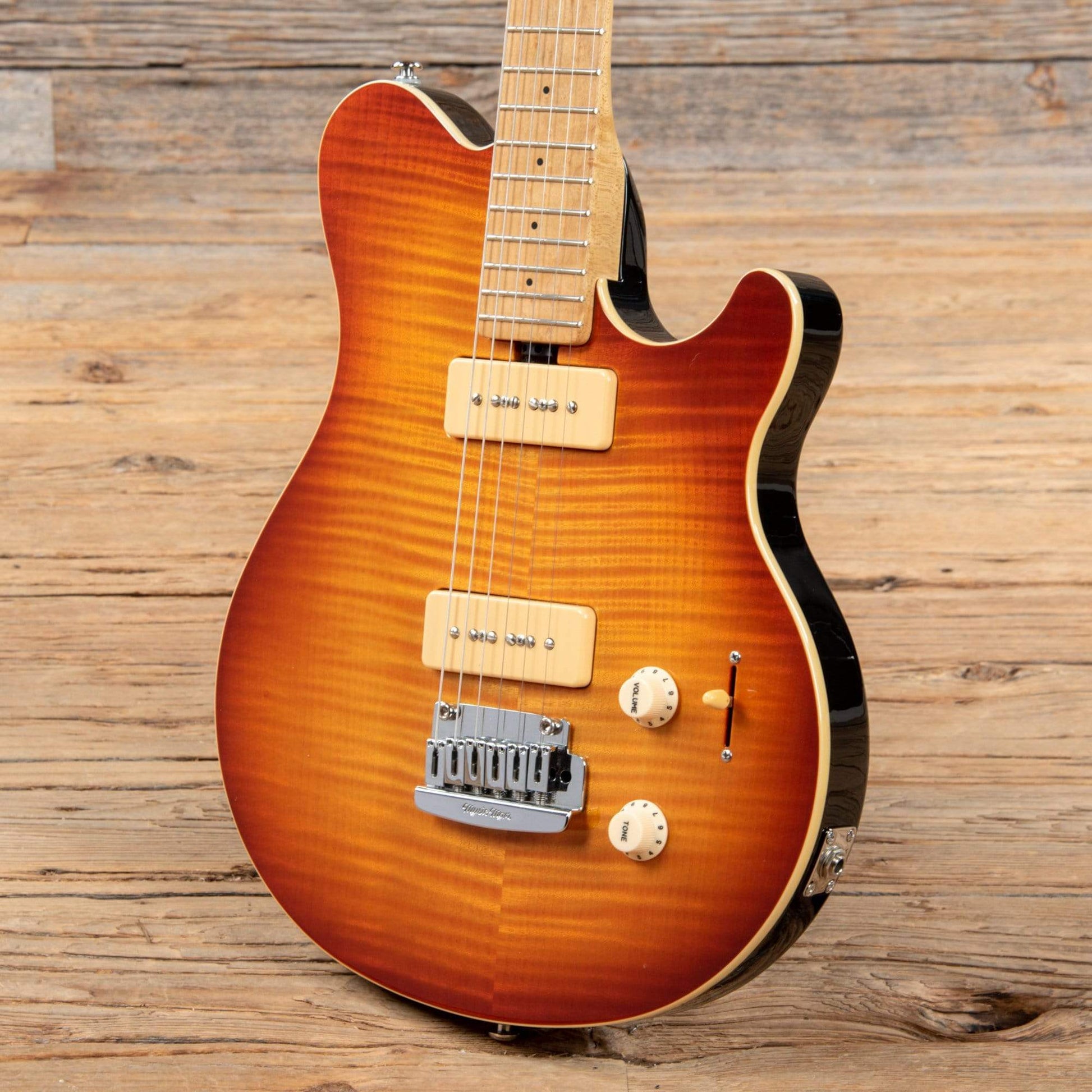 Music Man Axis Super Sport MM90 Amber Electric Guitars / Solid Body