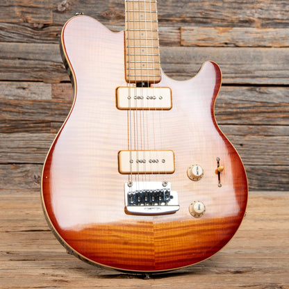 Music Man Axis Super Sport MM90 Amber Electric Guitars / Solid Body