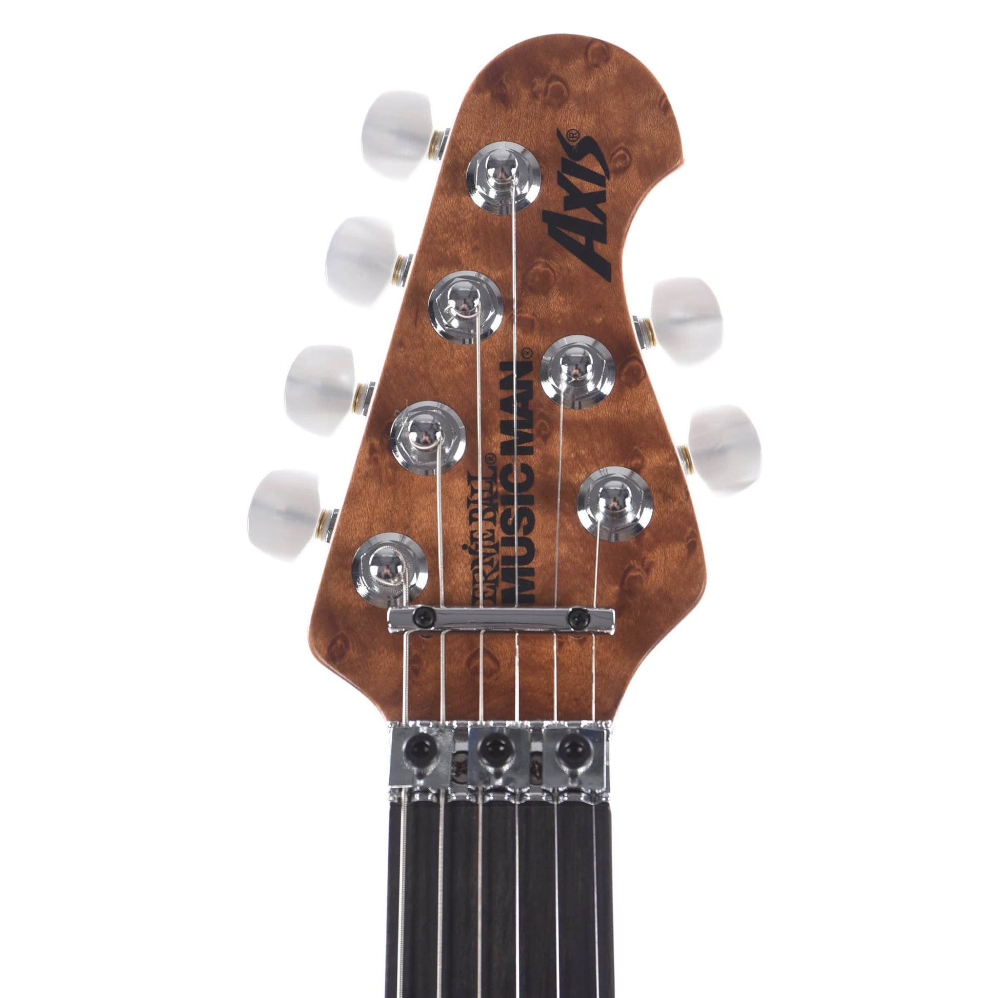 Music Man BFR Axis Predator Green Quilt Roasted Figured Maple Neck w/Ebony Fingerboard Electric Guitars / Solid Body