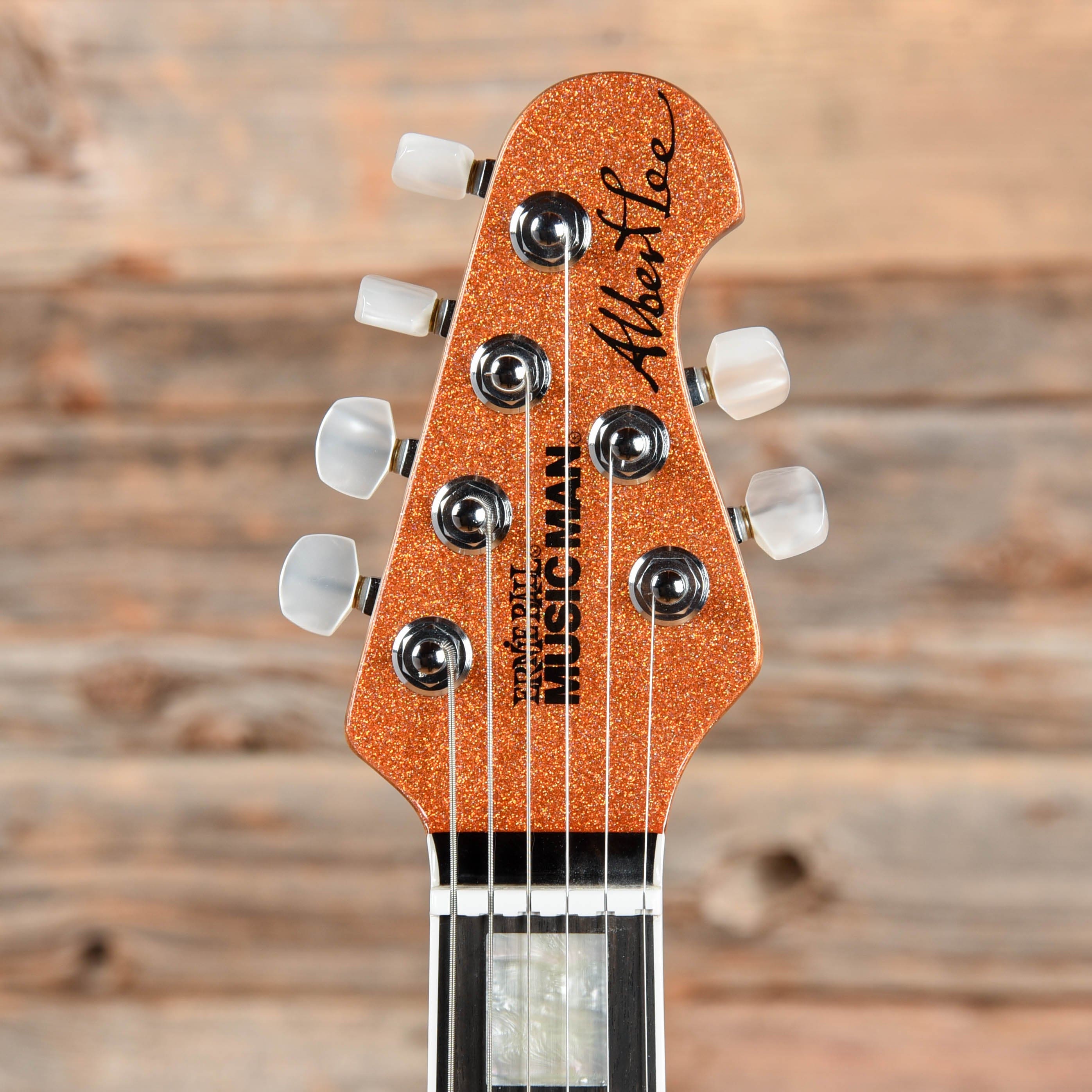 Music Man BFR Ball Family Reserve Albert Lee HH Tremolo Orange Crush Sparkle 2018 Electric Guitars / Solid Body