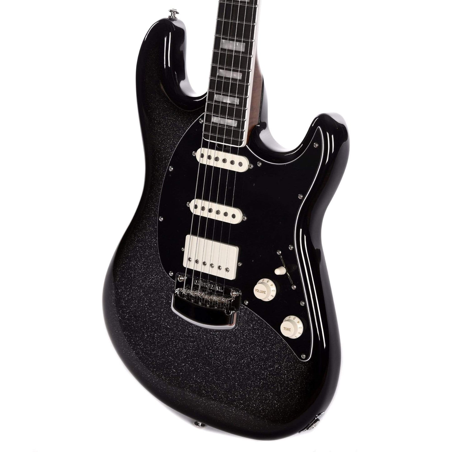 Music Man BFR Cutlass HSS Smoked Chrome w/Painted Headstock Electric Guitars / Solid Body