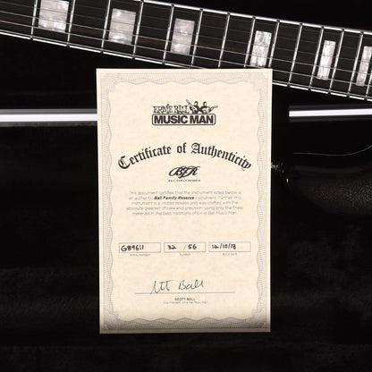 Music Man BFR Cutlass HSS Smoked Chrome w/Painted Headstock Electric Guitars / Solid Body