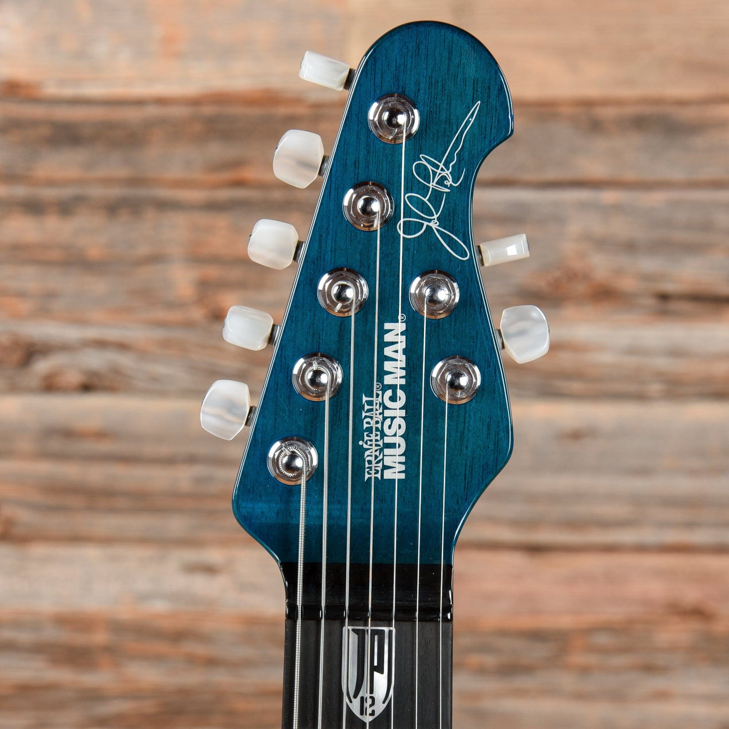 Music Man BFR JP12 7-String John Petrucci Bali Blue 2013 Electric Guitars / Solid Body