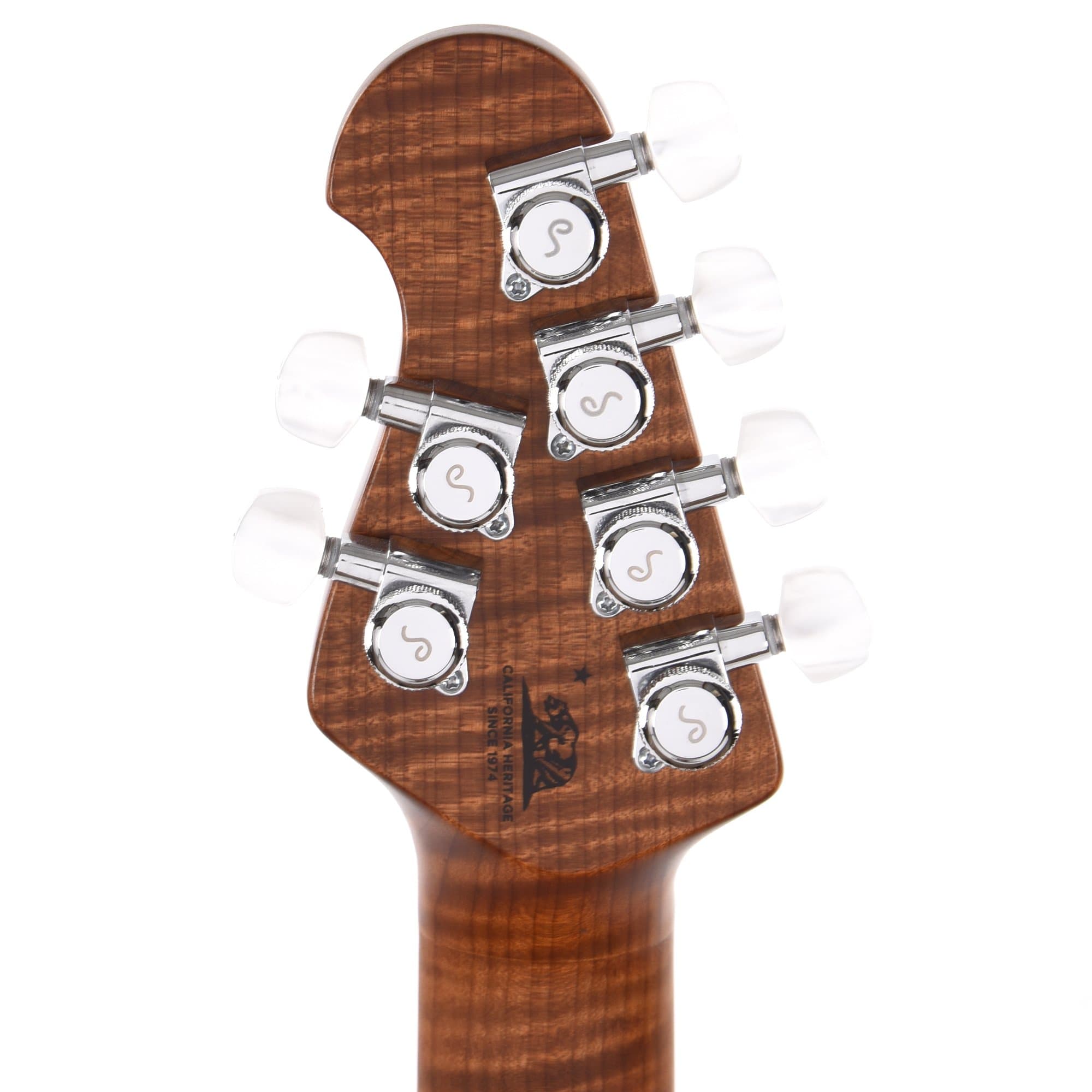 Music Man BFR JP15 Purple Sunset Spalted Roasted Figured Maple Neck Electric Guitars / Solid Body