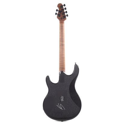 Music Man BFR Luke 3 Floyd HH Classic Black Sparkle w/Roasted Figured Maple Neck Electric Guitars / Solid Body
