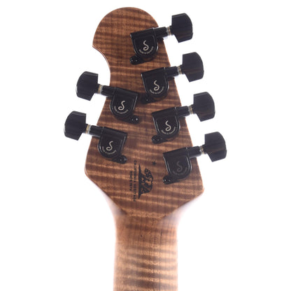 Music Man BFR Luke 3 Floyd HH Classic Black Sparkle w/Roasted Figured Maple Neck Electric Guitars / Solid Body